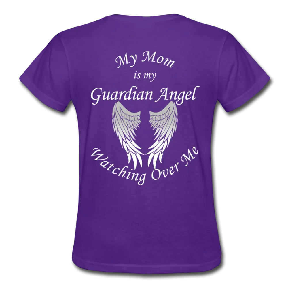Mom Guardian Angel Gildan Ultra Cotton Ladies T-Shirt (CK1368)