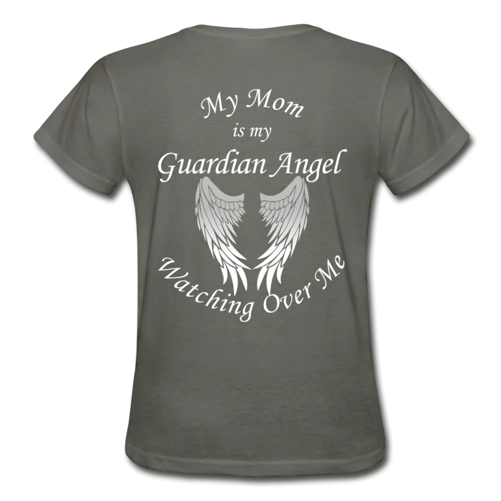 Mom Guardian Angel Gildan Ultra Cotton Ladies T-Shirt (CK1368)