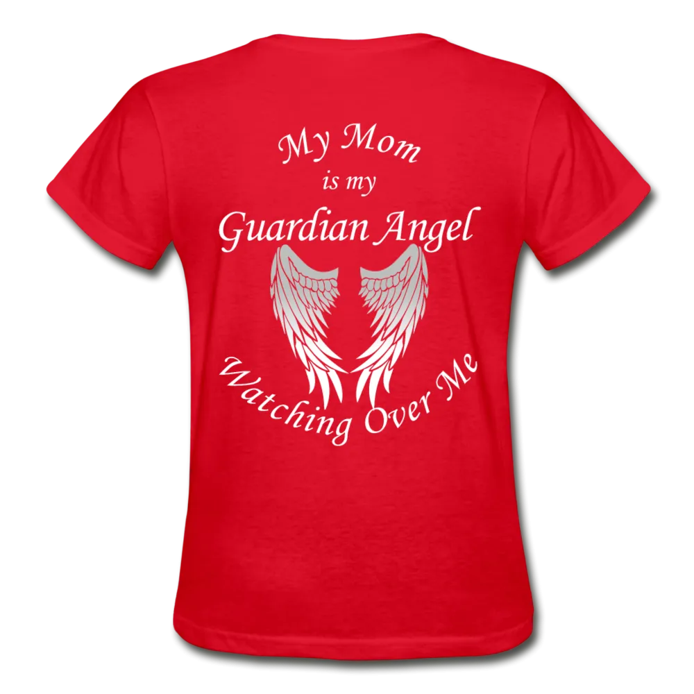 Mom Guardian Angel Gildan Ultra Cotton Ladies T-Shirt (CK1368)
