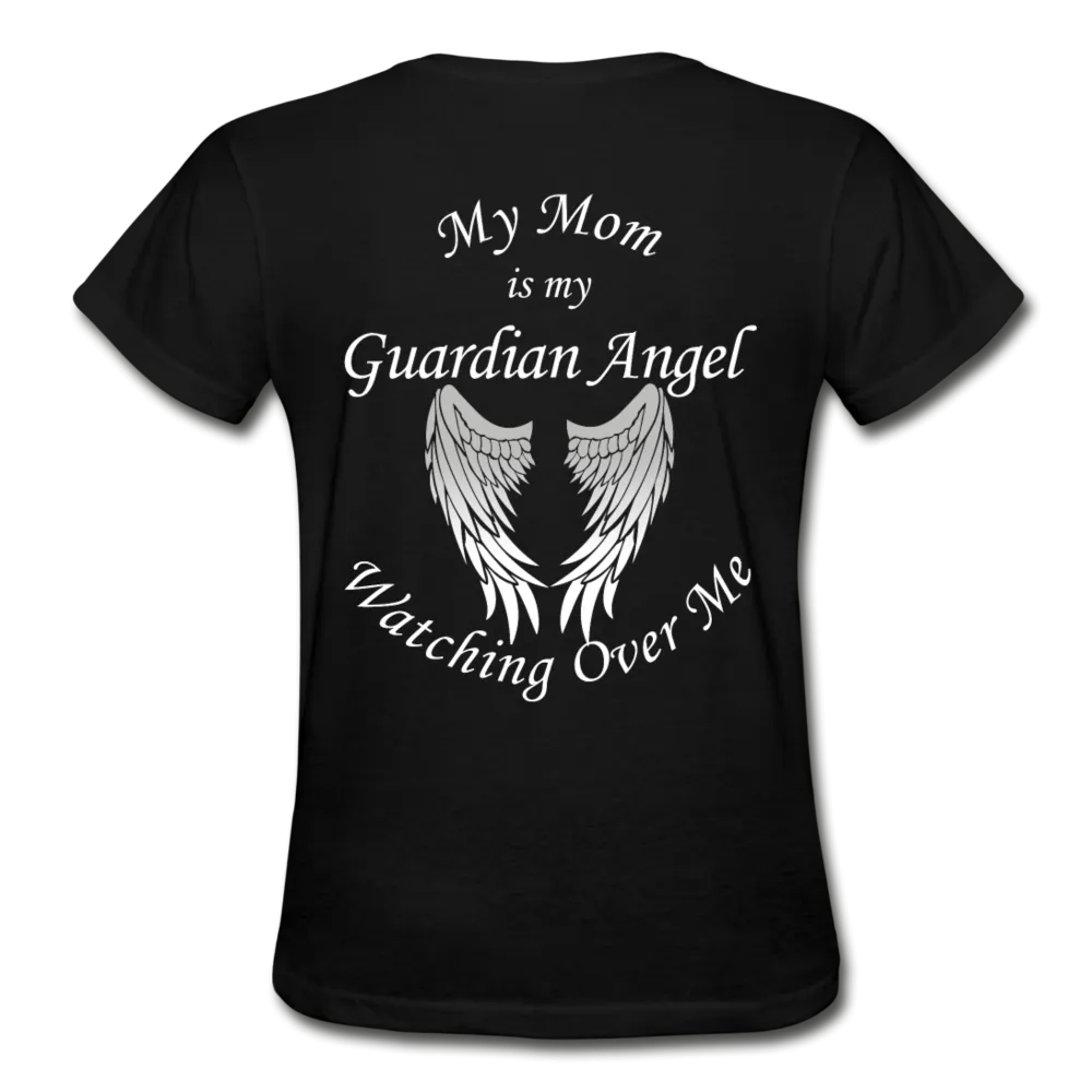Mom Guardian Angel Gildan Ultra Cotton Ladies T-Shirt (CK1368)