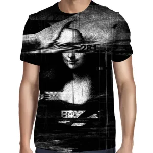 Mona Lisa Glitch T-Shirt