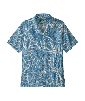 M's Tidal Threads Camp Shirt - Bees and Flowers / Still Blue