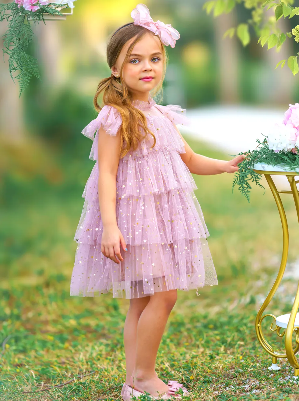My Little Prima Tiered Tulle Dress