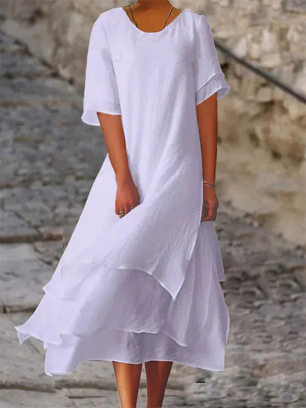 Nara - Elegant and chic dress with layers