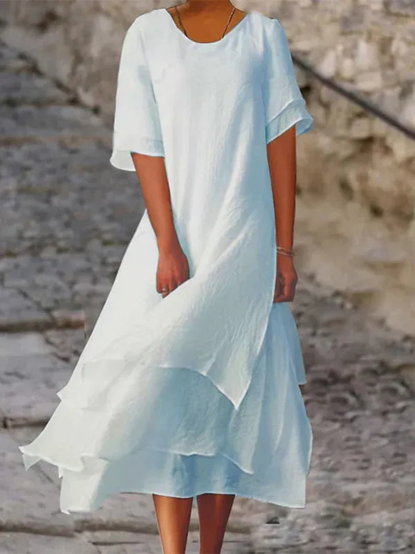 Nara - Elegant and chic dress with layers