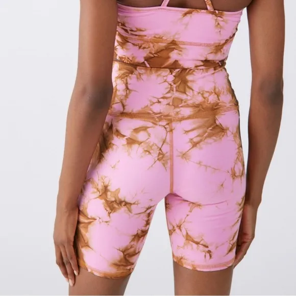 NEW Electric &amp; Rose Cali Tie Dye Bike Shorts