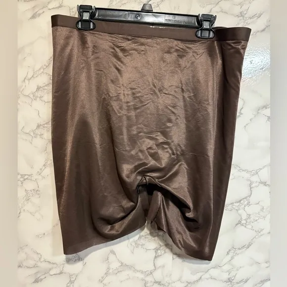 NEW SKIMS Cocoa Barely There Shapewear Low Back Shorts Size 4X