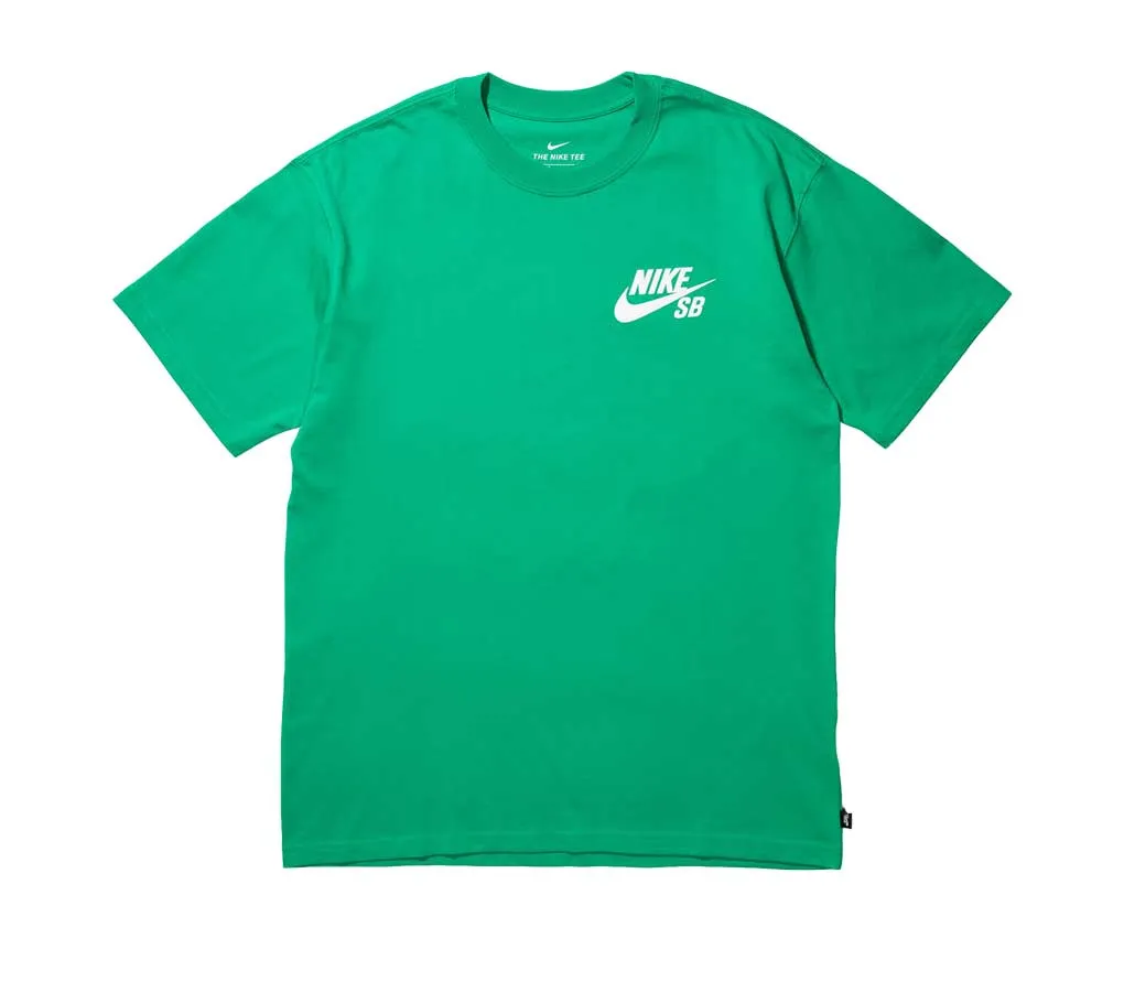 Nike SB Logo T-shirt - Stadium Green/White