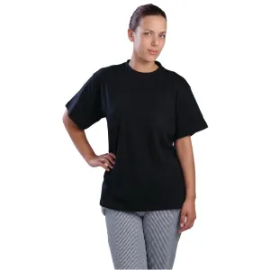 Nisbets Essentials T-Shirts Black Small (2 Pack)