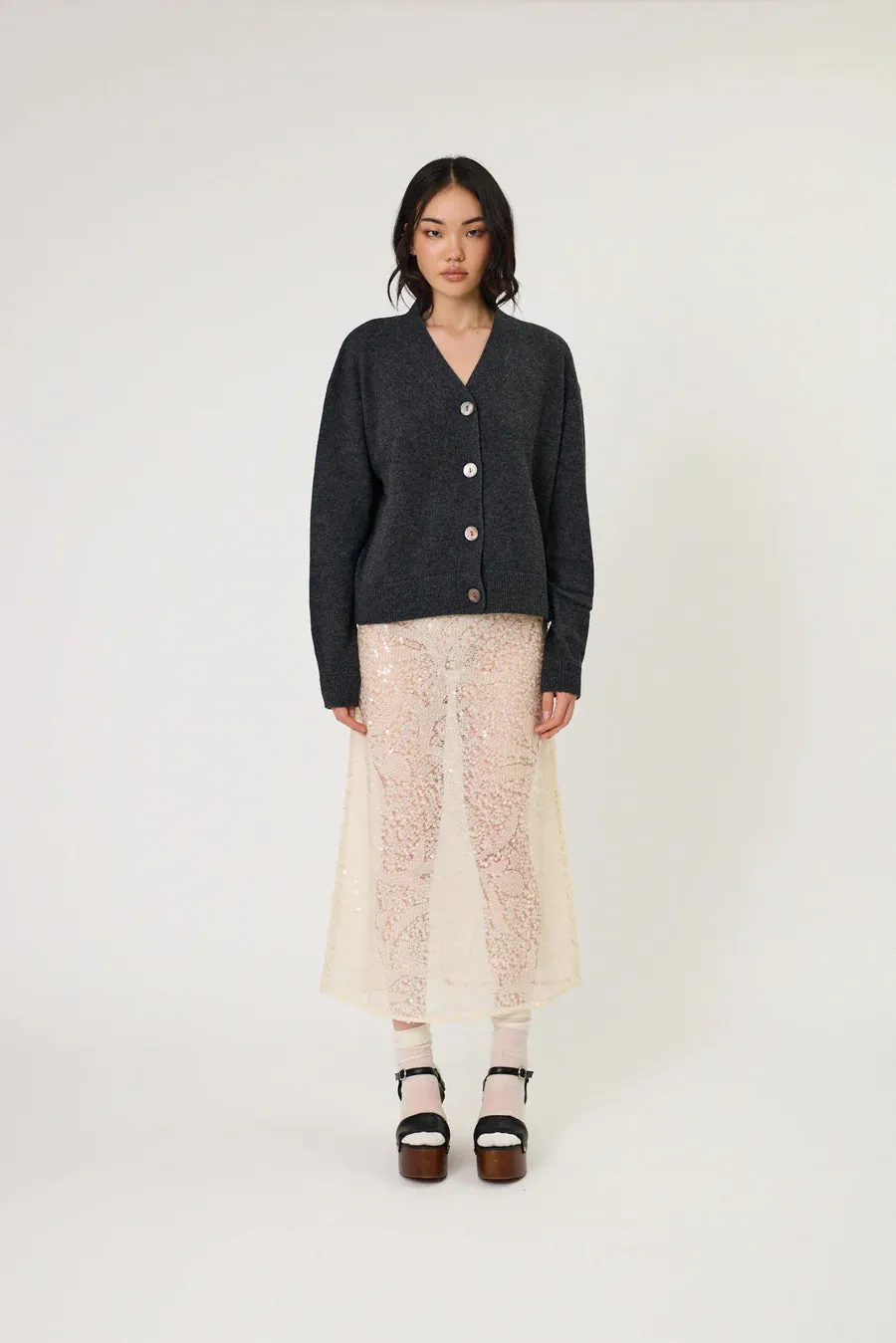Noa Cardigan Slate