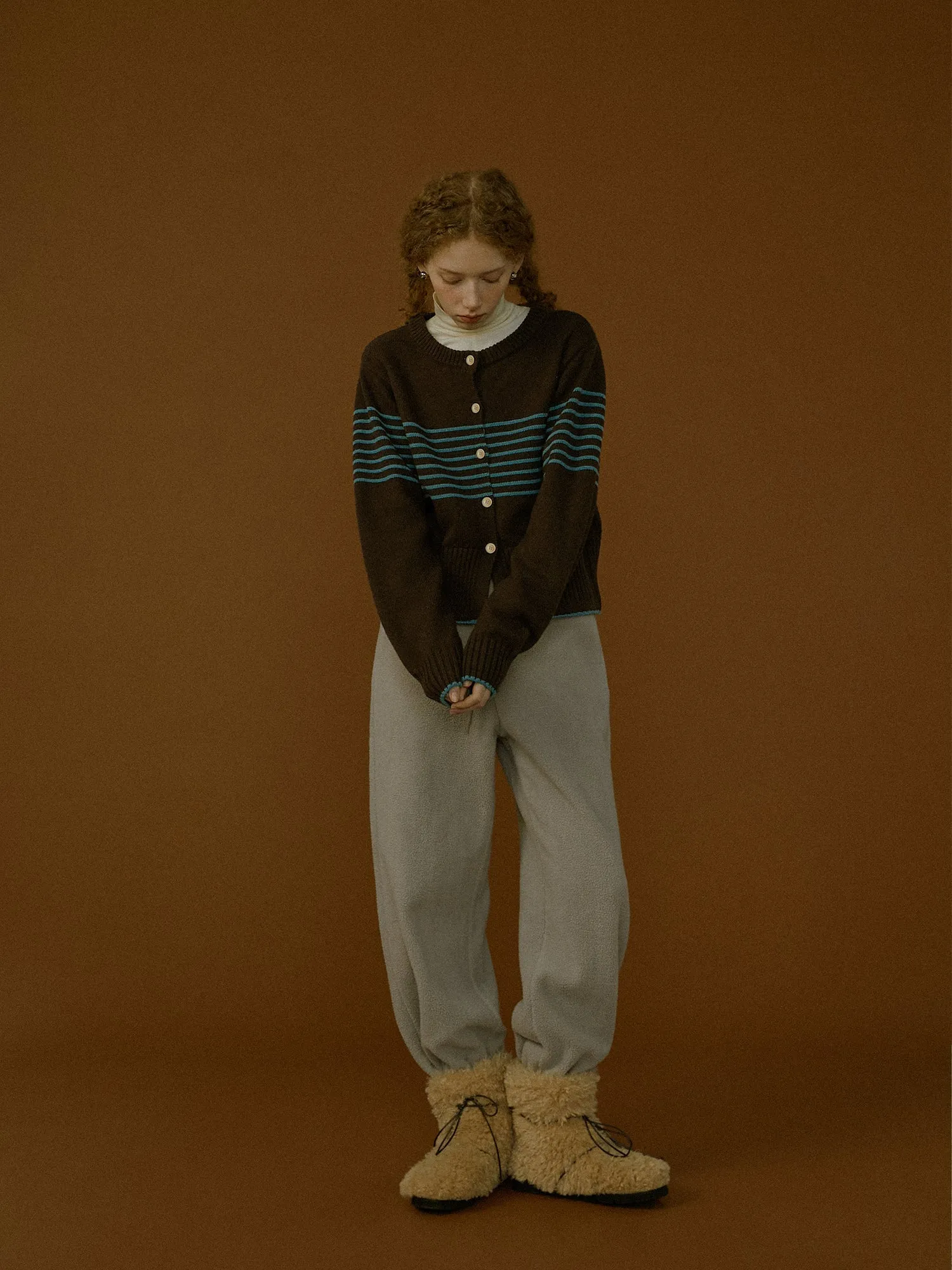 Nordic Striped Cardigan
