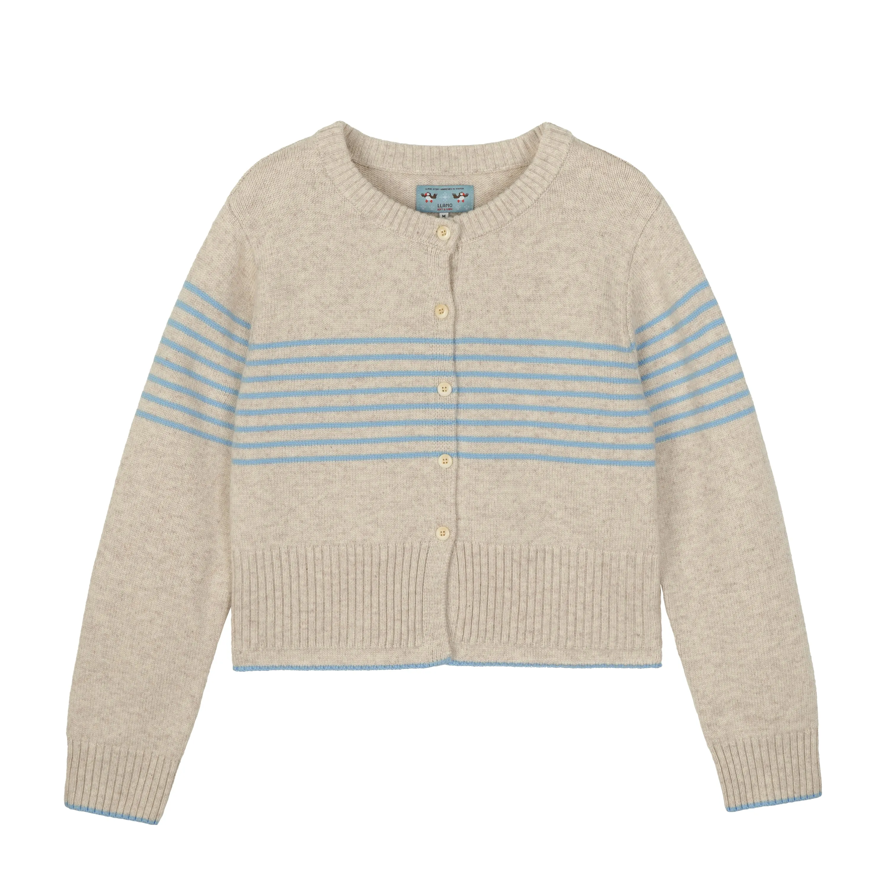 Nordic Striped Cardigan