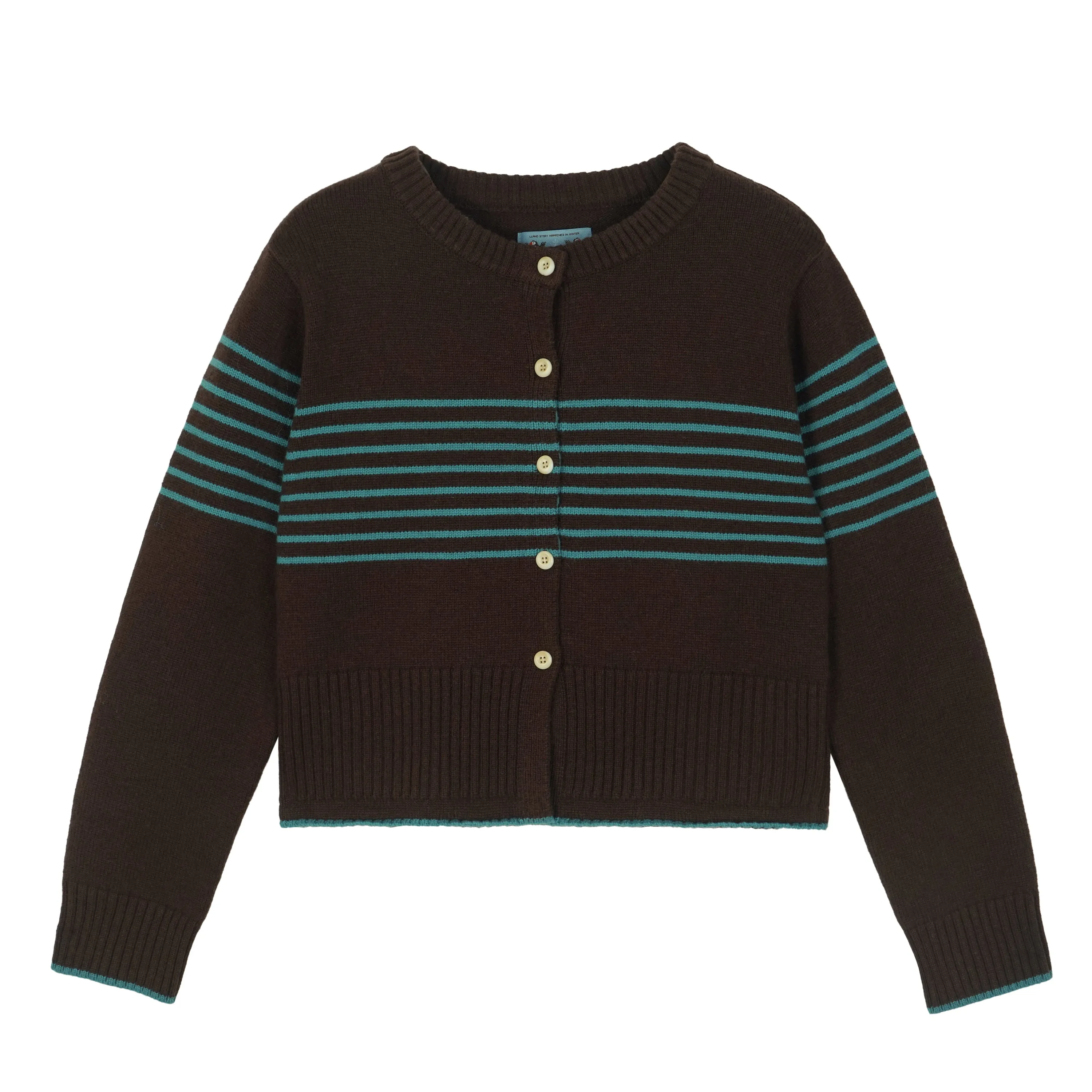 Nordic Striped Cardigan