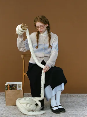 Nordic Striped Cardigan