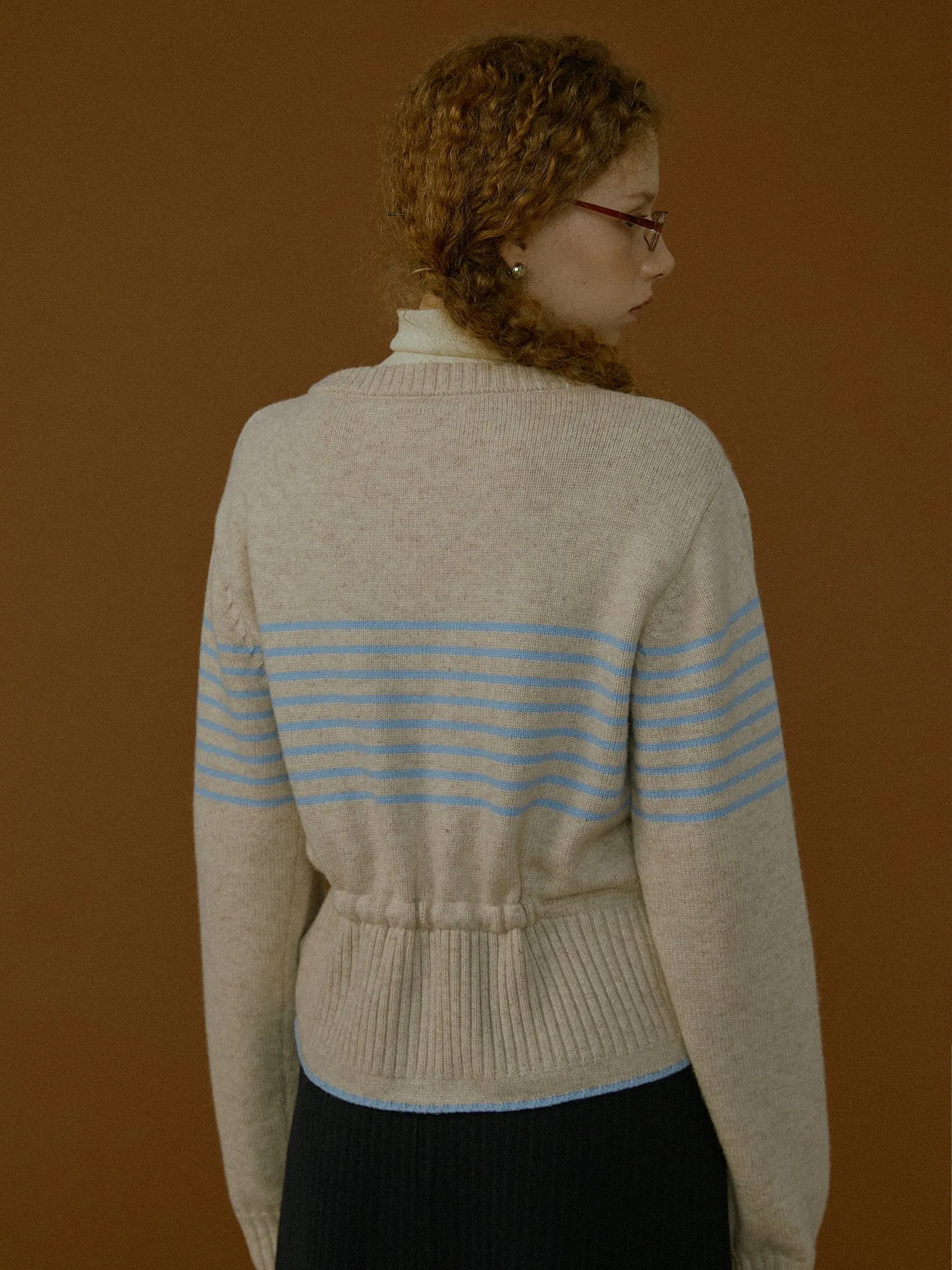 Nordic Striped Cardigan