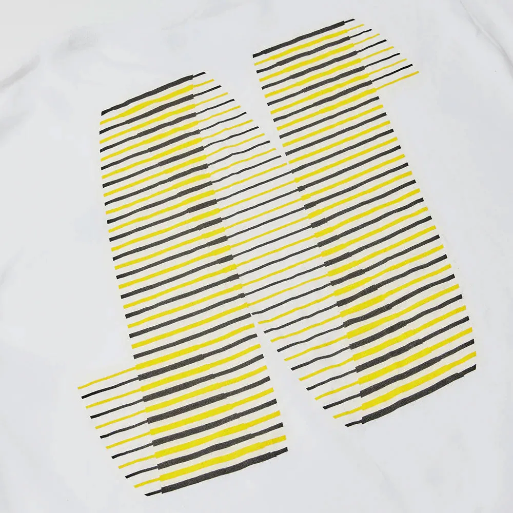 North 'N Logo' T-Shirt (White / Black / Yellow)