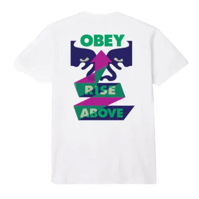 Obey rise above ribbon tee