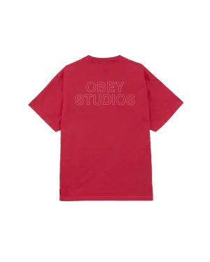 OBEY STUDIOS OUTLINE PIGMENT T-SHIRT