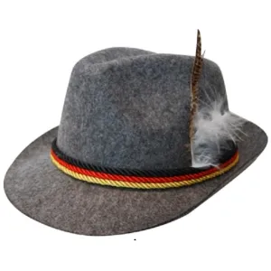 Oktoberfest German Hat with Feather