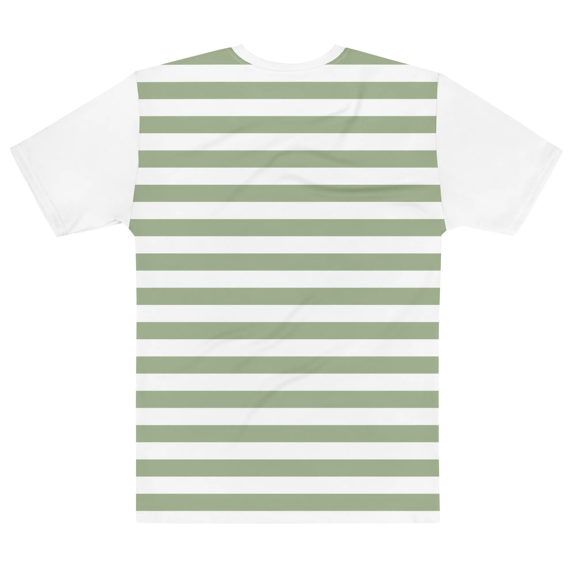 Olive Stripes - Sustainably Made Men's Short Sleeve Tee