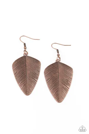 One Of The Flock - Copper Earring