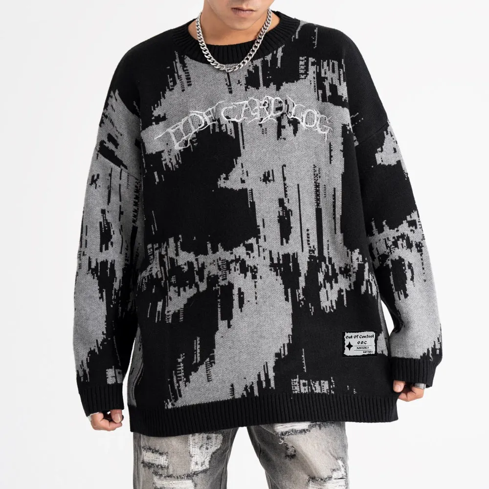 OOC' American Retro Lazy Style Sweater
