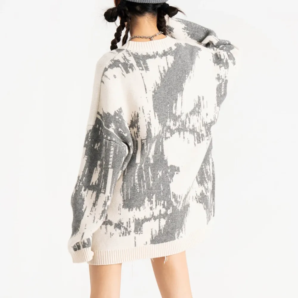 OOC' American Retro Lazy Style Sweater