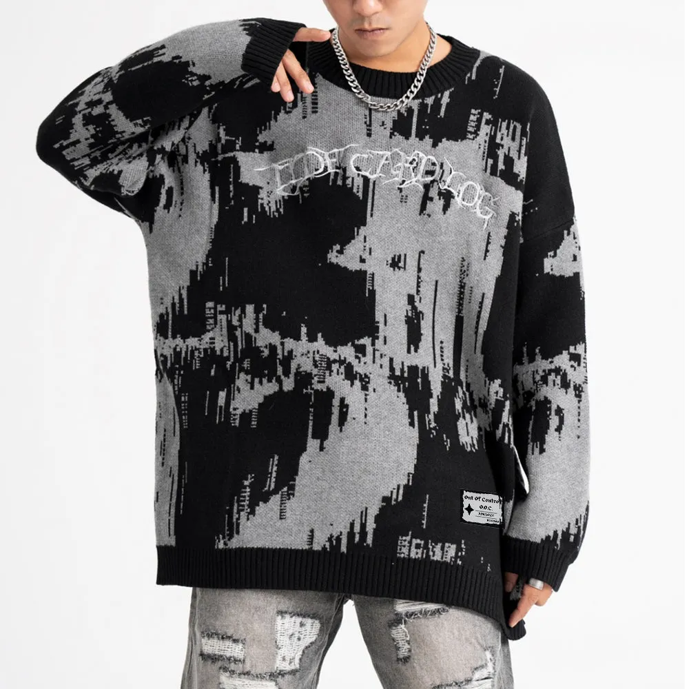 OOC' American Retro Lazy Style Sweater