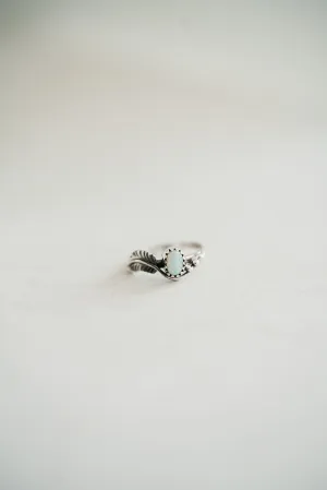 Ophelia Ring | White Opal