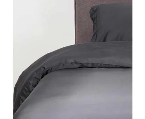 Organic Bamboo Duvet Cover Set A - Charcoal