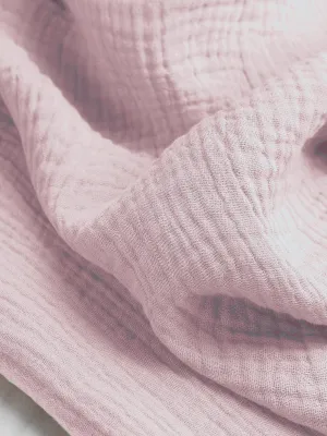 Organic Cotton Double Gauze - Soft Pink