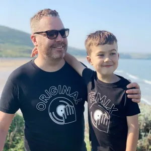 Original And Remix Father And Son T Shirt Set