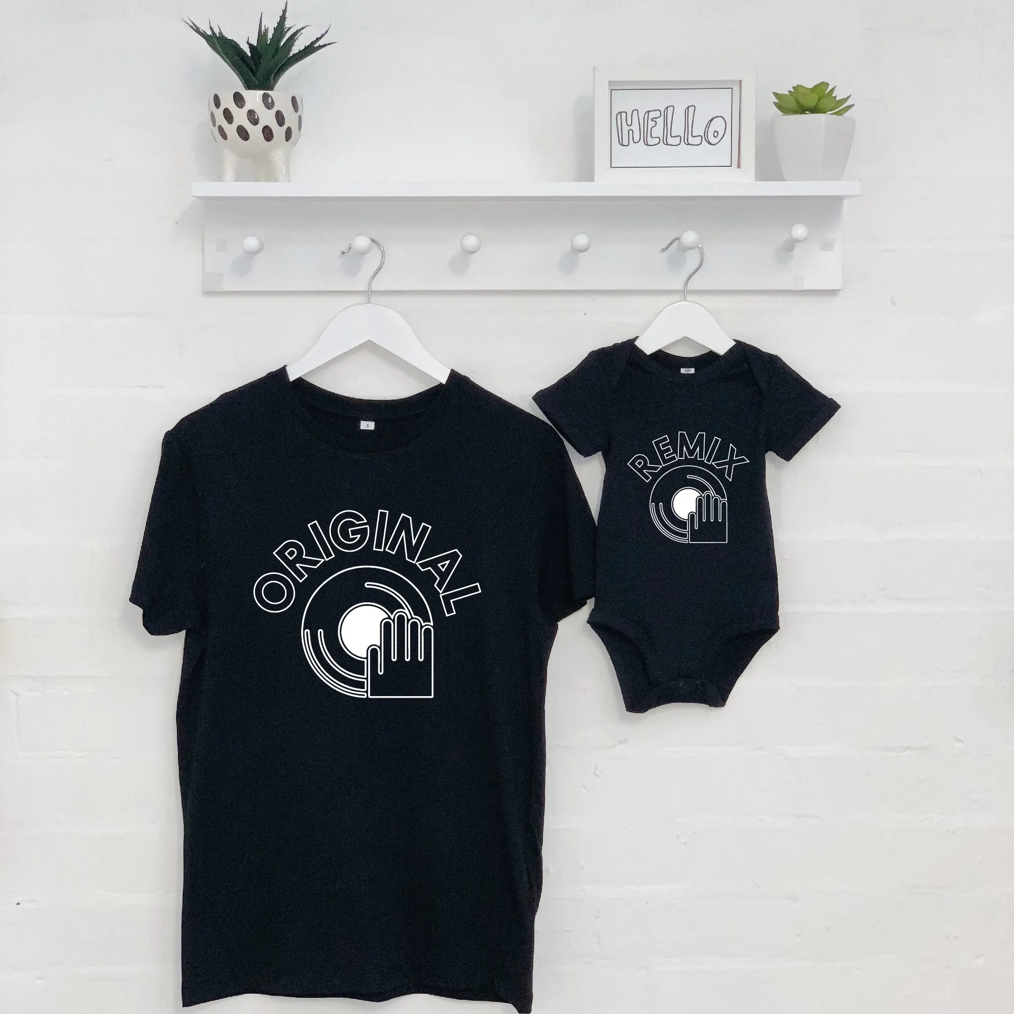Original And Remix Father And Son T Shirt Set