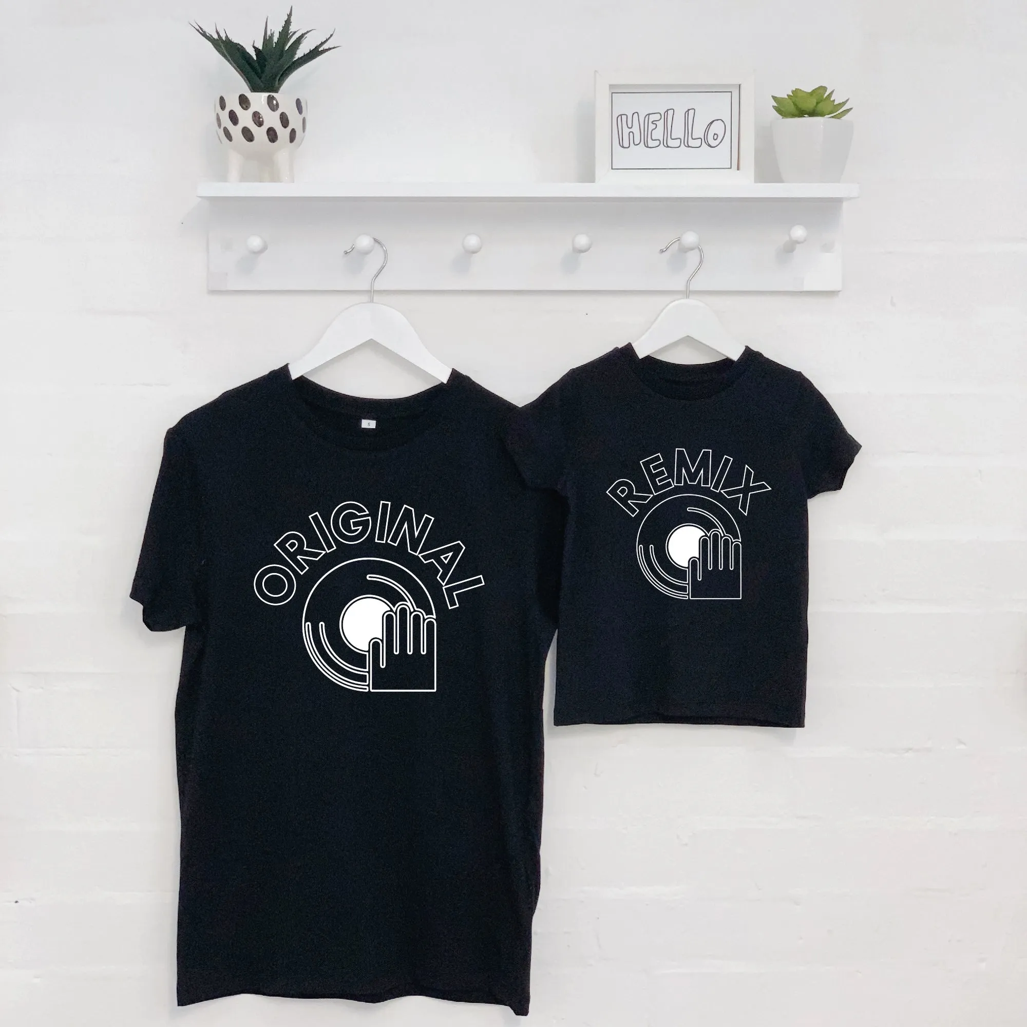 Original And Remix Father And Son T Shirt Set