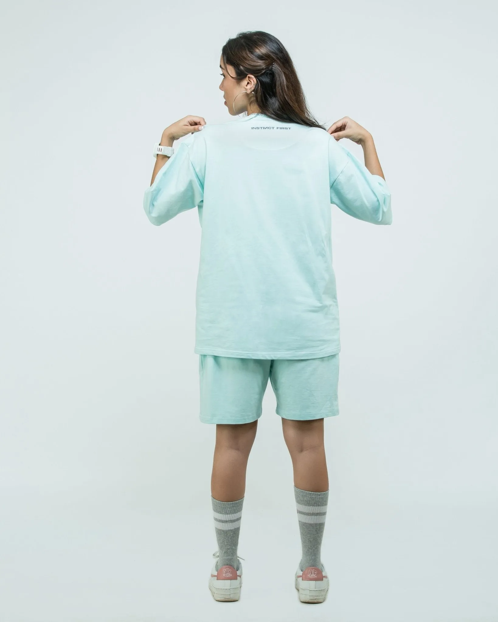 Oversized T-Shirt - Pacific Aqua