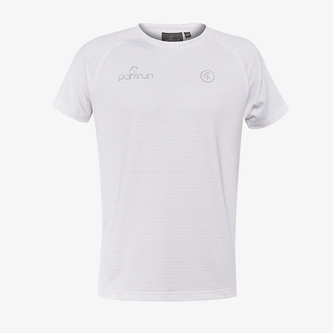 parkrun Milestone Youth Volunteer T-Shirt 10 - White