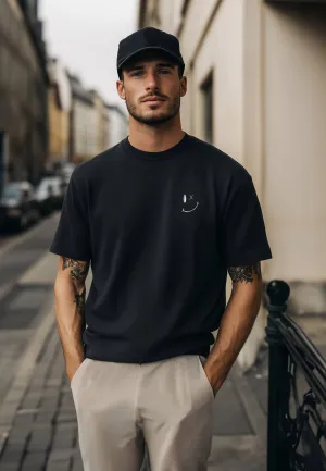 Patrick Organic t-shirt - Black/White Print
