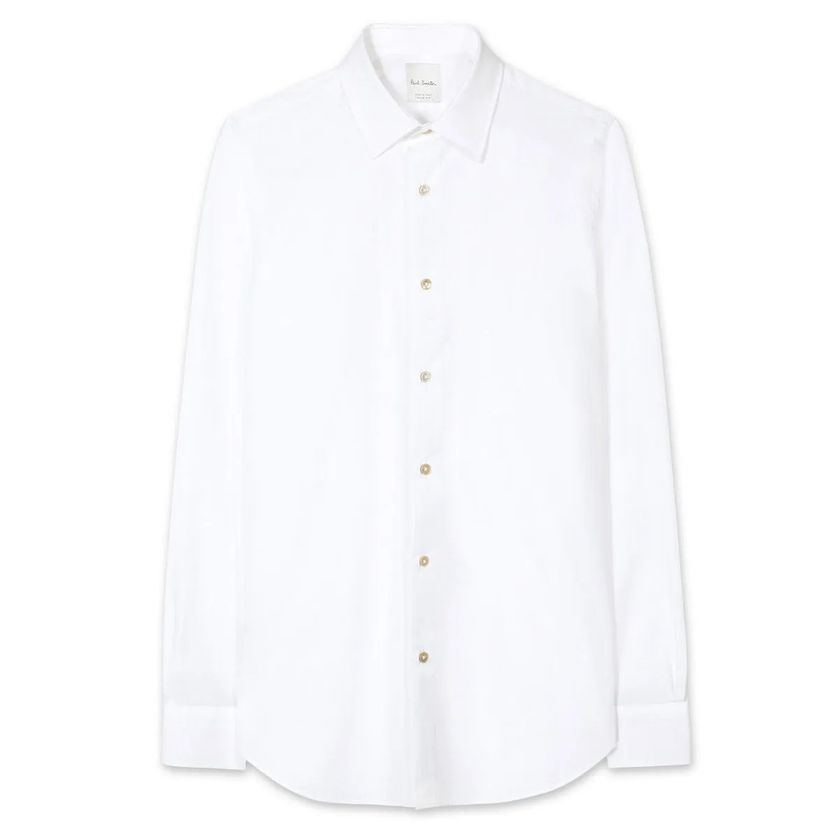 Paul Smith - Tailored Fit 'Artist Stripe' Cuff Shirt in White