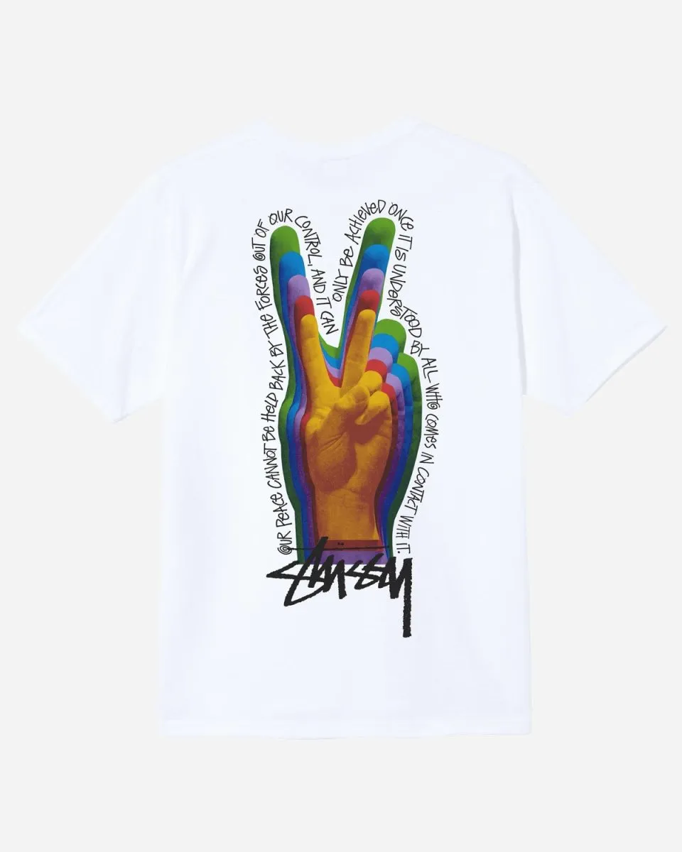 Peace Sign Tee - White
