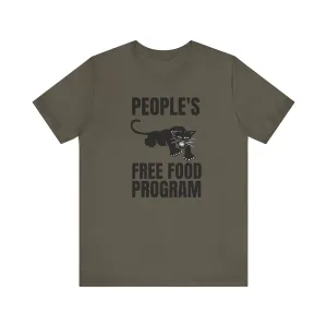 People's Free Food Program: Unisex Jersey Short Sleeve Tee