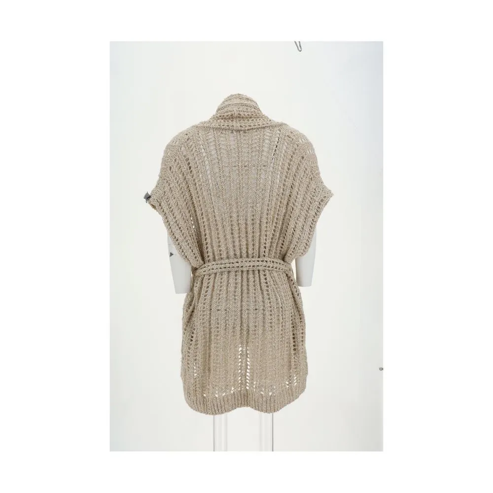 Perforated Cardigan with sequins