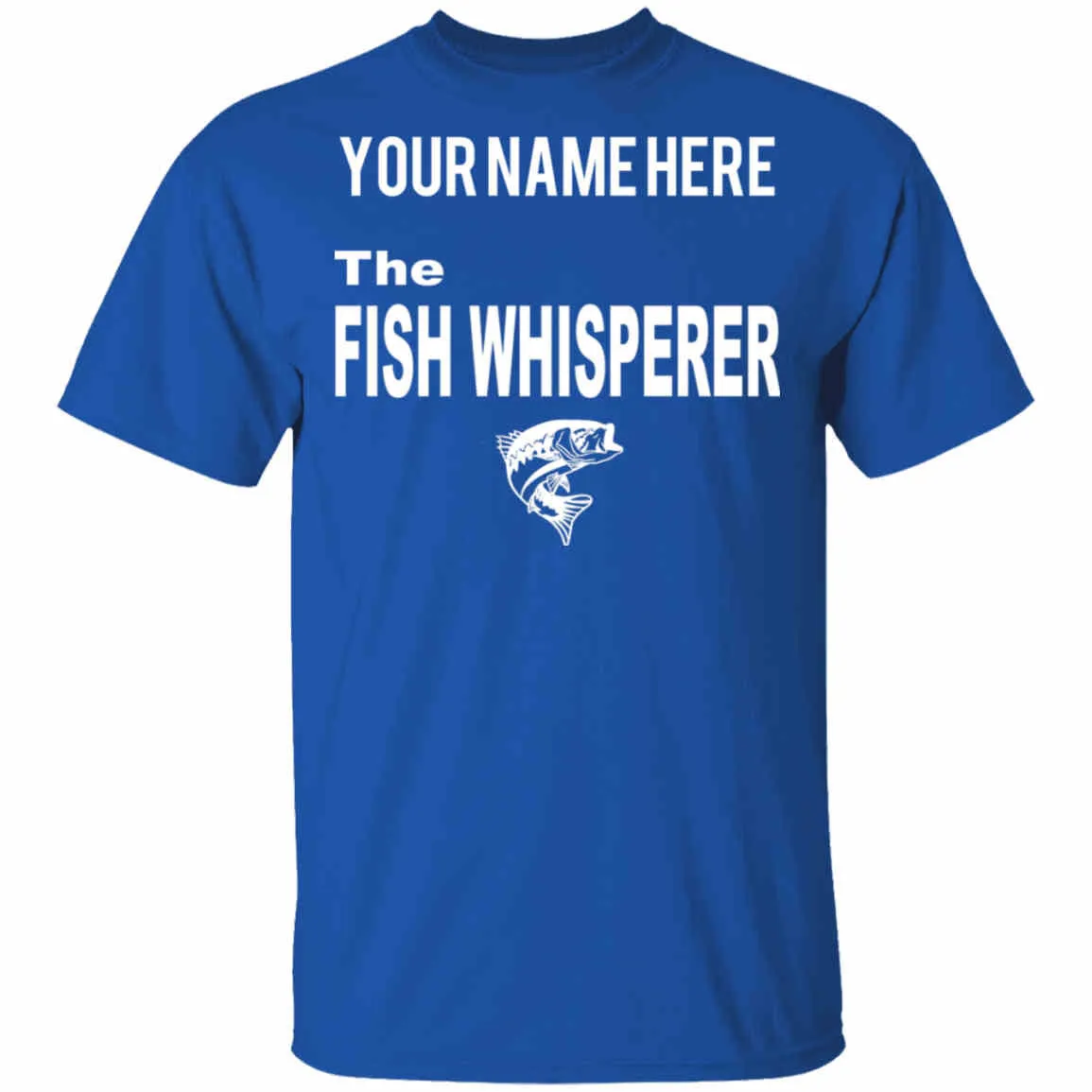 Personalized The Fish Whisperer T-Shirt w