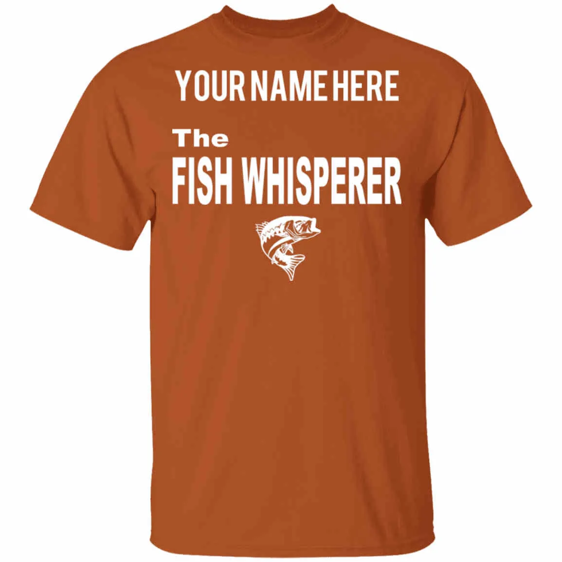 Personalized The Fish Whisperer T-Shirt w