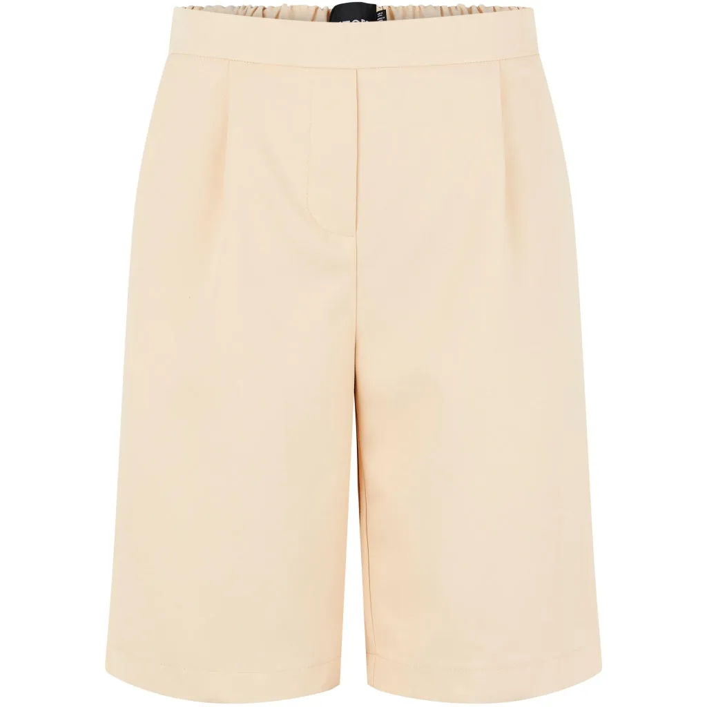 PIECES dame shorts PCVAGNA - Apricot Cream
