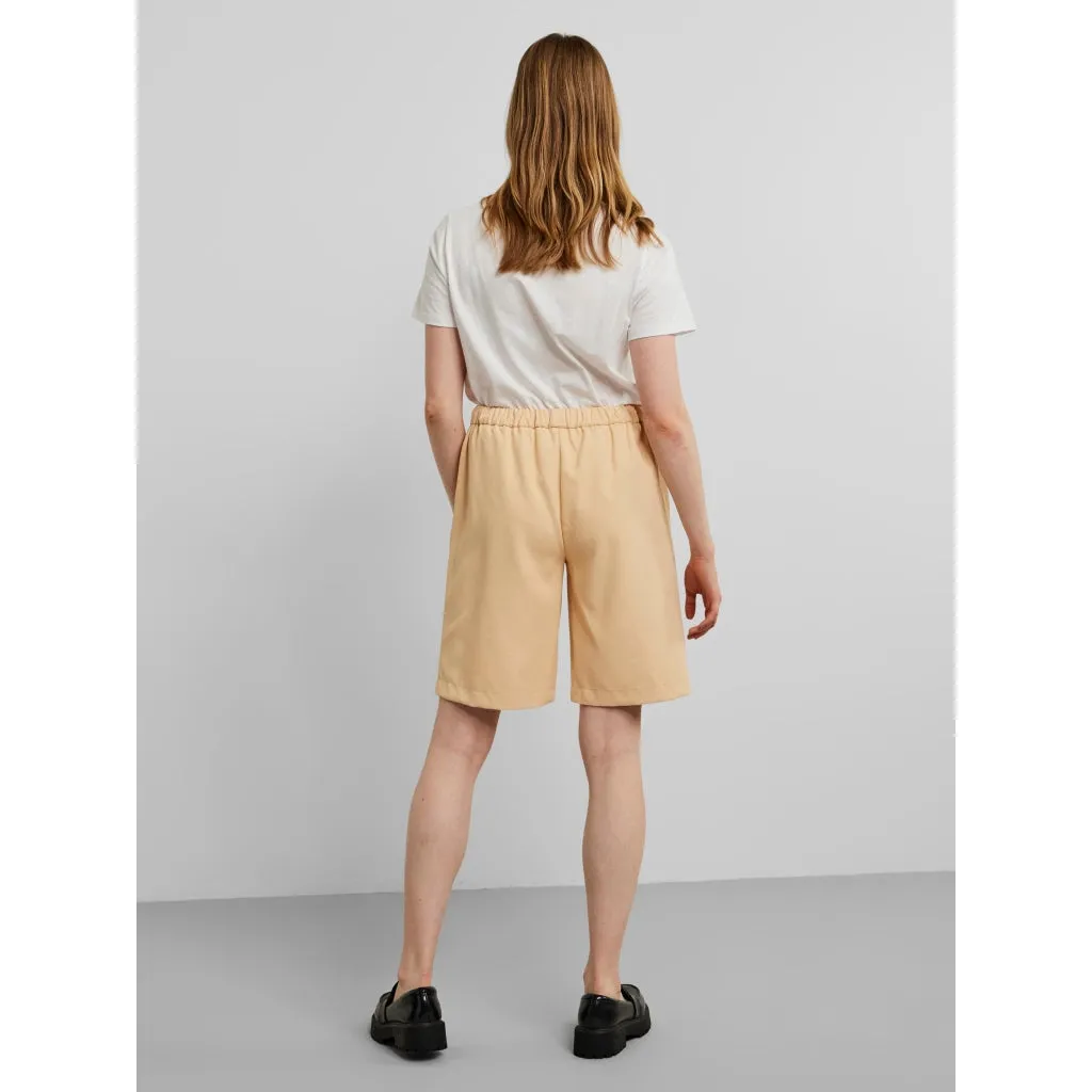PIECES dame shorts PCVAGNA - Apricot Cream