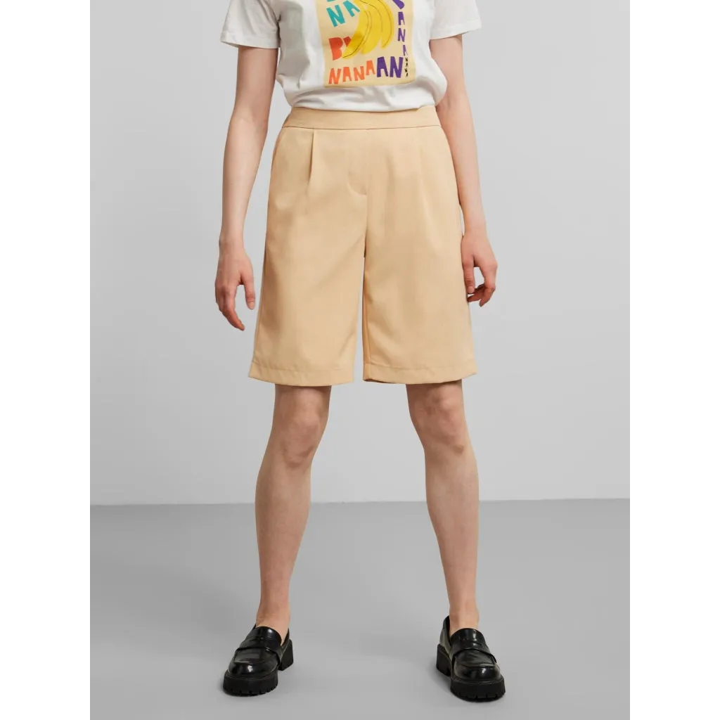 PIECES dame shorts PCVAGNA - Apricot Cream