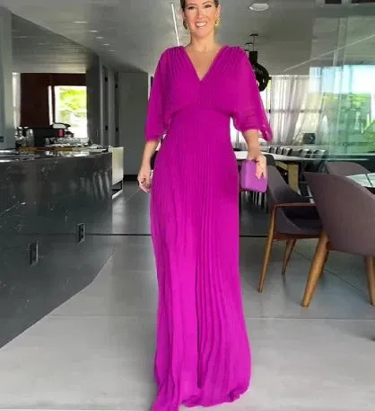 Pilar® | Elegant pleated dress
