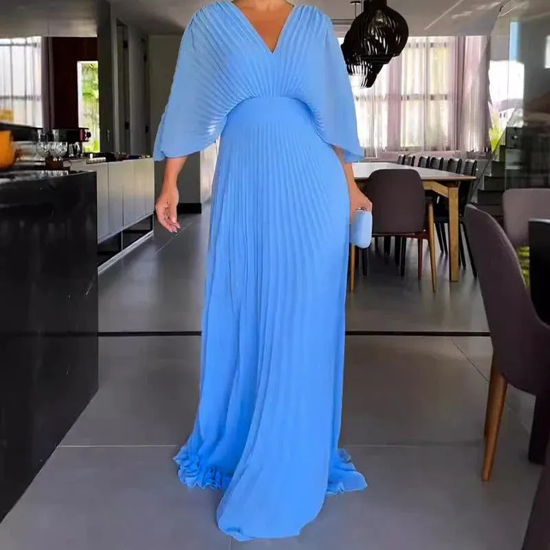 Pilar® | Elegant pleated dress