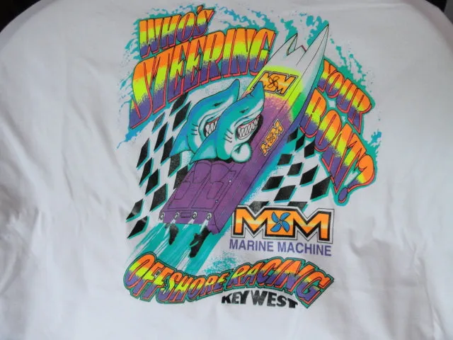 Powerboat Racing "Who's Steering Your Boat"  T-Shirt
