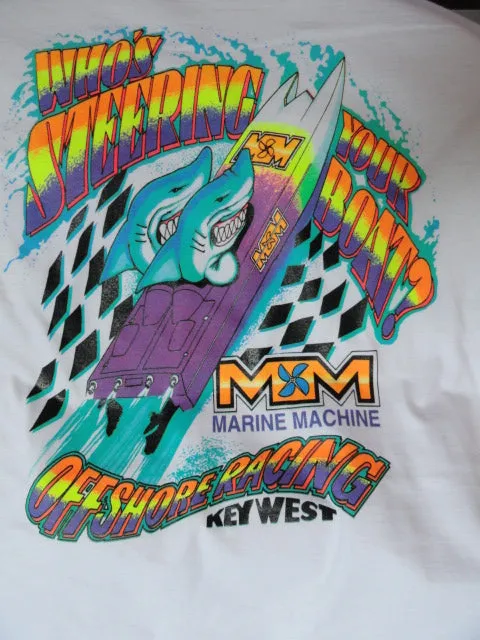 Powerboat Racing "Who's Steering Your Boat"  T-Shirt
